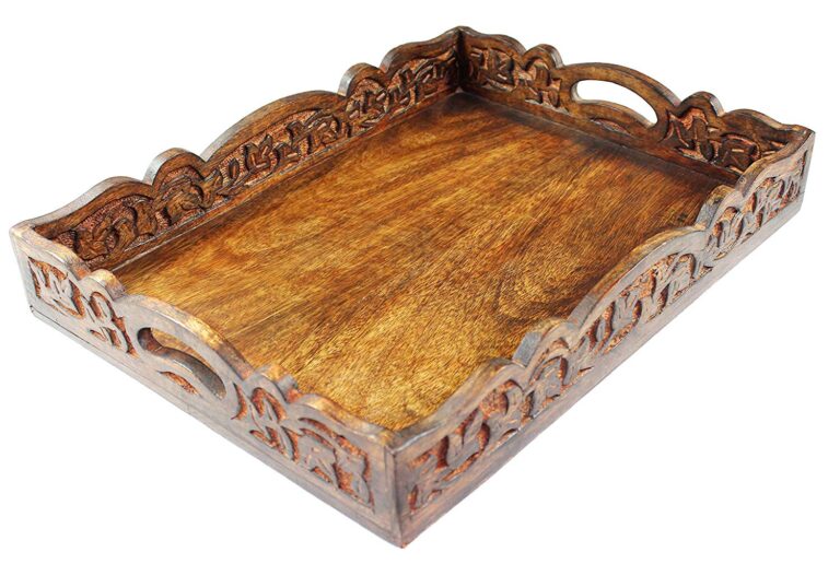 Wooden Tray Is a Creative Selection